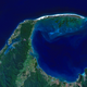 Farewell Spit in New Zealand. (Image: NASA)